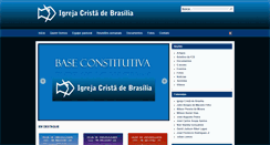 Desktop Screenshot of igrejacristadebrasilia.com.br