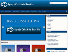 Tablet Screenshot of igrejacristadebrasilia.com.br